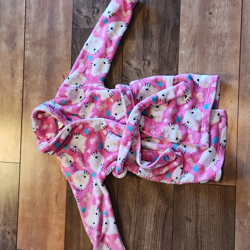Hello Kitty kid's bathrobe